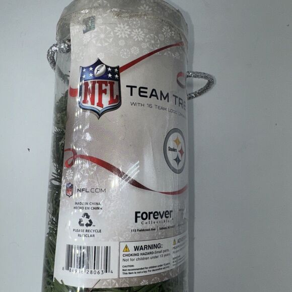 NEW Forever Collectibles Pittsburgh Steelers NFL Mini Christmas Tree 16 Ornament - Picture 4 of 12